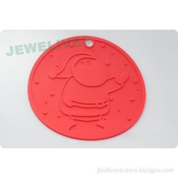 Silicone Cup Mat In Red Color 